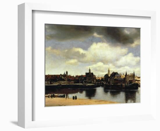 View of Delft, 1658-60-Johannes Vermeer-Framed Giclee Print