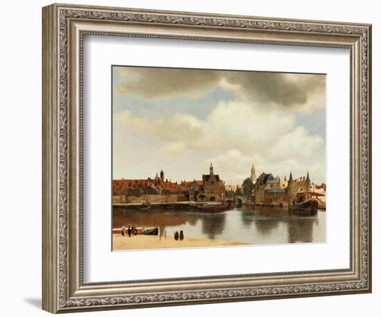 View of Delft, about 1660-Johannes Vermeer-Framed Giclee Print