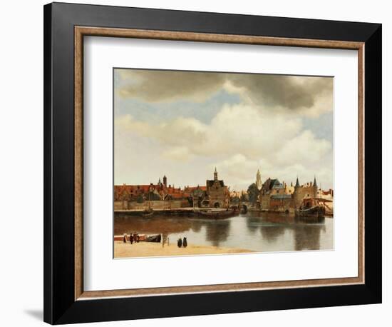 View of Delft, about 1660-Johannes Vermeer-Framed Giclee Print