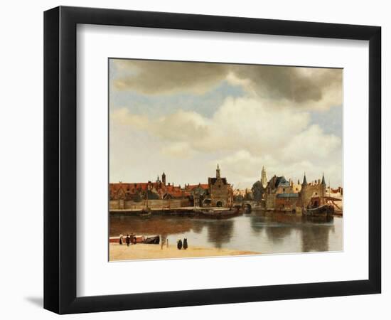 View of Delft, about 1660-Johannes Vermeer-Framed Giclee Print