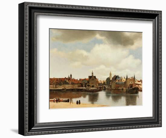 View of Delft, about 1660-Johannes Vermeer-Framed Giclee Print