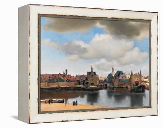 View of Delft, C.1660-61-Johannes Vermeer-Framed Premier Image Canvas