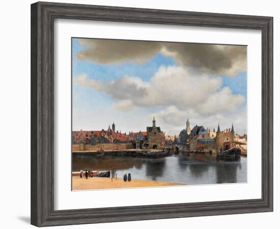 View of Delft, C.1660-61-Johannes Vermeer-Framed Premium Giclee Print