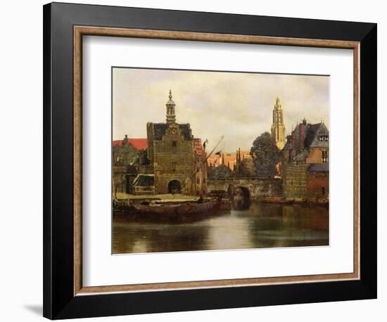 View of Delft c.1660-61-Johannes Vermeer-Framed Giclee Print