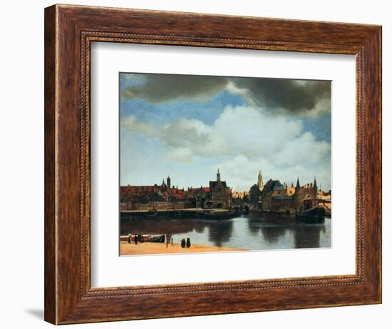 View of Delft, Netherlands, after the Fire, C1658-Johannes Vermeer-Framed Giclee Print