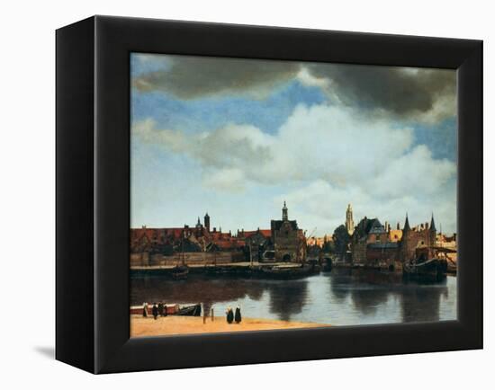 View of Delft, Netherlands, after the Fire, C1658-Johannes Vermeer-Framed Premier Image Canvas