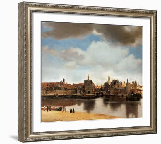 View of Delft-Johannes Vermeer-Framed Giclee Print