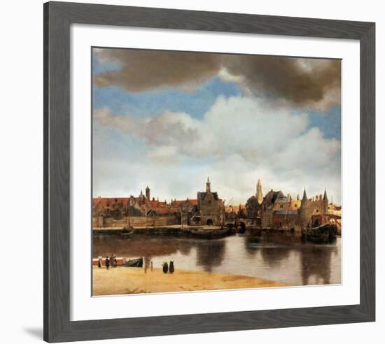 View of Delft-Johannes Vermeer-Framed Giclee Print