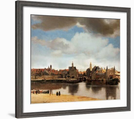 View of Delft-Johannes Vermeer-Framed Giclee Print