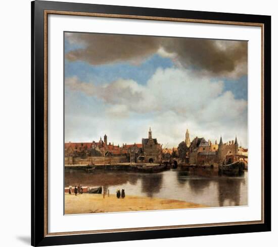 View of Delft-Johannes Vermeer-Framed Giclee Print