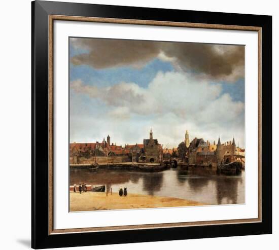 View of Delft-Johannes Vermeer-Framed Giclee Print