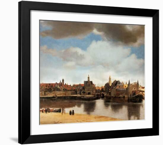 View of Delft-Johannes Vermeer-Framed Giclee Print