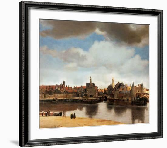 View of Delft-Johannes Vermeer-Framed Giclee Print