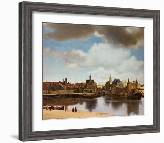 View of Delft-Johannes Vermeer-Framed Giclee Print