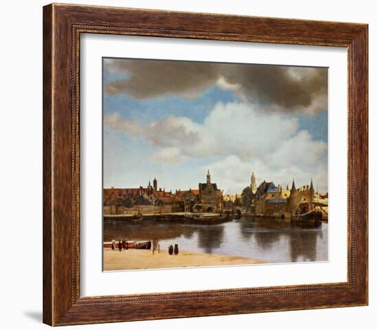 View of Delft-Johannes Vermeer-Framed Giclee Print