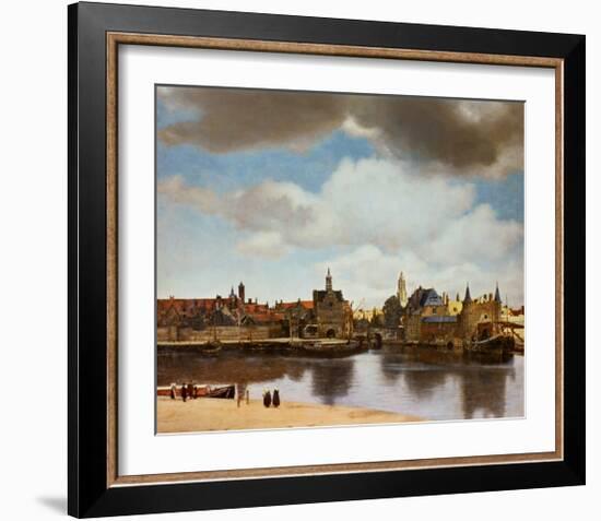 View of Delft-Johannes Vermeer-Framed Giclee Print