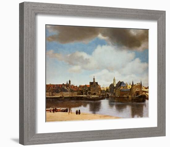 View of Delft-Johannes Vermeer-Framed Giclee Print