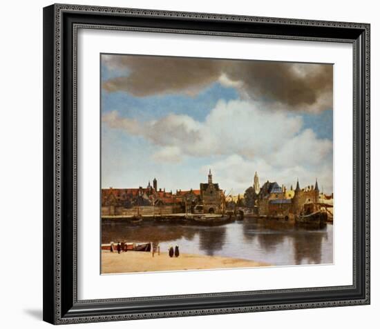 View of Delft-Johannes Vermeer-Framed Giclee Print