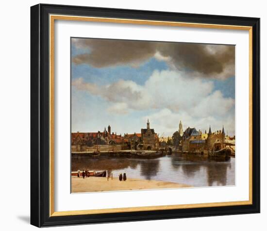 View of Delft-Johannes Vermeer-Framed Giclee Print