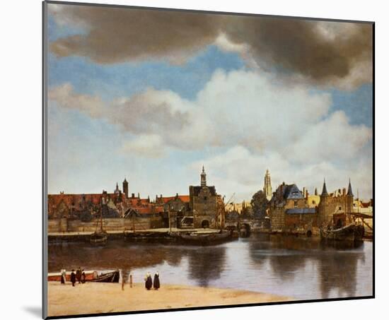 View of Delft-Johannes Vermeer-Mounted Giclee Print