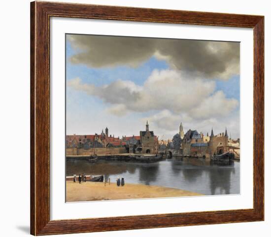 View of Delft-Jan Vermeer-Framed Premium Giclee Print