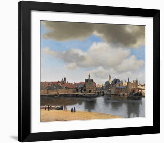 View of Delft-Jan Vermeer-Framed Premium Giclee Print