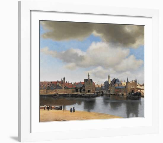 View of Delft-Jan Vermeer-Framed Premium Giclee Print