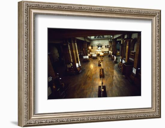 View of Deserted London Stock Exchange-null-Framed Photographic Print