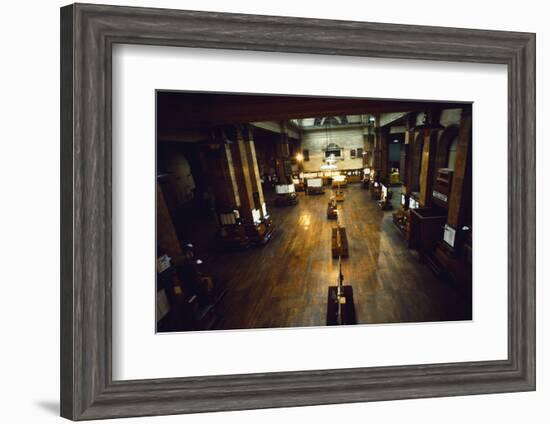 View of Deserted London Stock Exchange-null-Framed Photographic Print