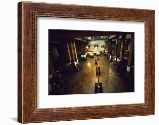 View of Deserted London Stock Exchange-null-Framed Photographic Print