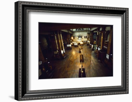 View of Deserted London Stock Exchange-null-Framed Photographic Print