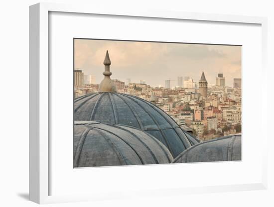 View of Dome of the Mosque, Istanbul, Turkey-artjazz-Framed Photographic Print
