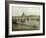 View of Dresden from the Right Bank of the River Elbe Downriver of the Augustusbruecke, 1748-Canaletto-Framed Giclee Print