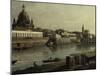 View of Dresden-Canaletto-Mounted Giclee Print