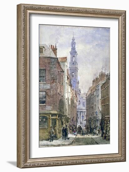 View of Drury Court from Wych Street, Westminster, London, C1875-Louise Rayner-Framed Giclee Print