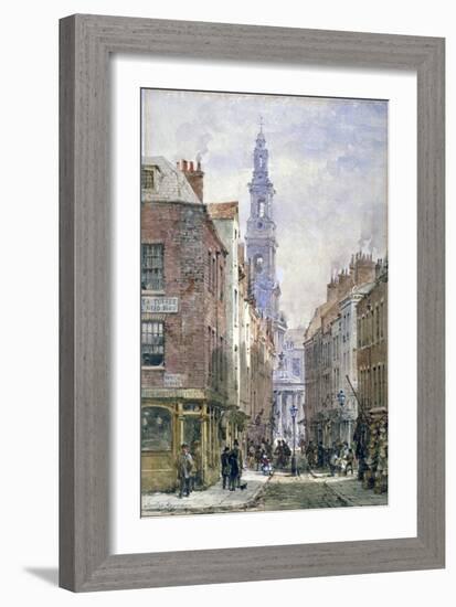 View of Drury Court from Wych Street, Westminster, London, C1875-Louise Rayner-Framed Giclee Print