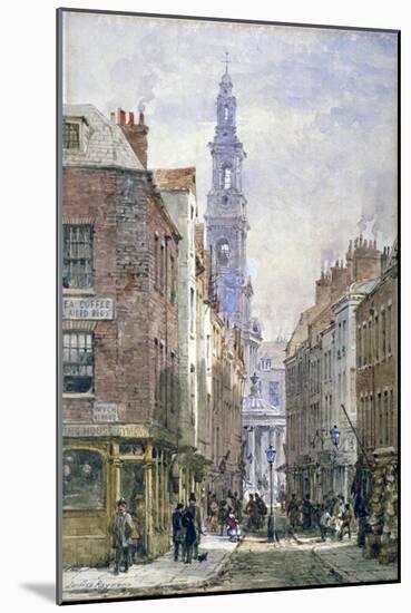 View of Drury Court from Wych Street, Westminster, London, C1875-Louise Rayner-Mounted Giclee Print