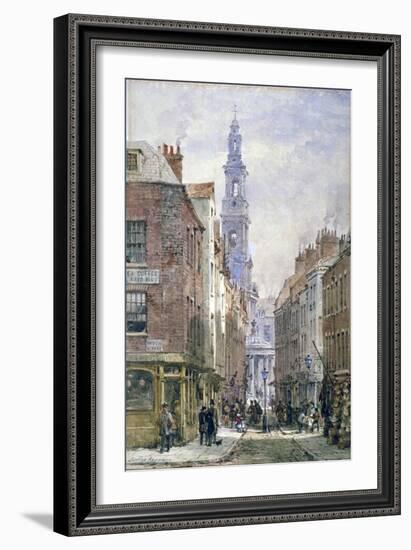 View of Drury Court from Wych Street, Westminster, London, C1875-Louise Rayner-Framed Giclee Print