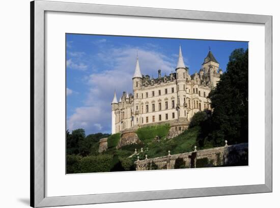 View of Dunrobin Castle from Gardens, Near Golspie, Sutherland, Scotland, 14th-19th Century-null-Framed Giclee Print