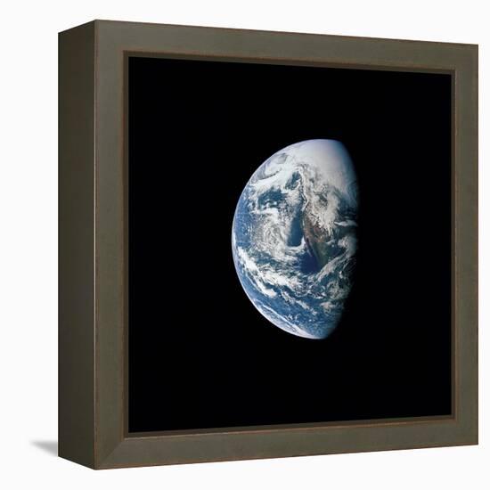 View of Earth Taken from the Apollo 13 Spacecraft-Stocktrek Images-Framed Premier Image Canvas