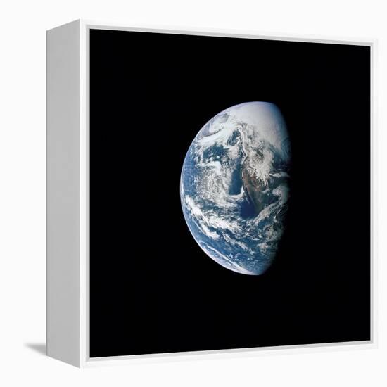 View of Earth Taken from the Apollo 13 Spacecraft-Stocktrek Images-Framed Premier Image Canvas