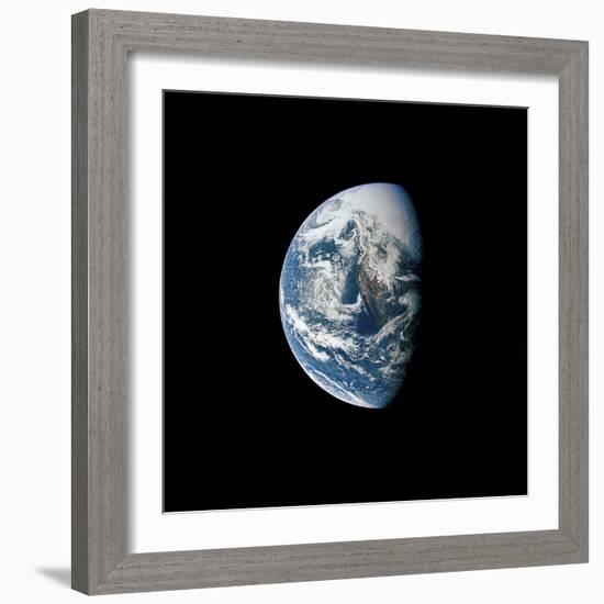 View of Earth Taken from the Apollo 13 Spacecraft-Stocktrek Images-Framed Photographic Print