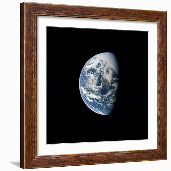 View of Earth Taken from the Apollo 13 Spacecraft-Stocktrek Images-Framed Photographic Print