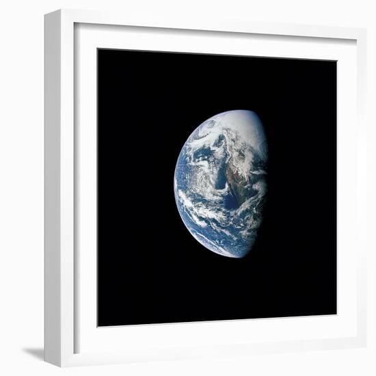 View of Earth Taken from the Apollo 13 Spacecraft-Stocktrek Images-Framed Photographic Print