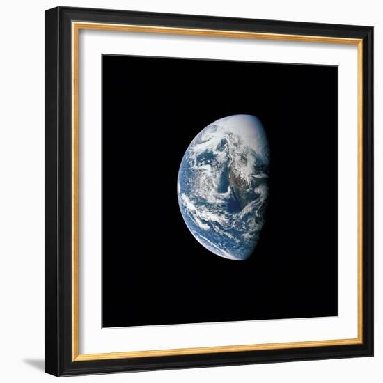 View of Earth Taken from the Apollo 13 Spacecraft-Stocktrek Images-Framed Photographic Print