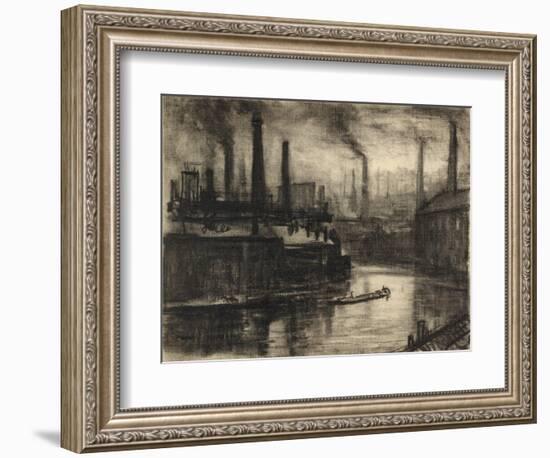 View of East London-Joseph Pennell-Framed Giclee Print