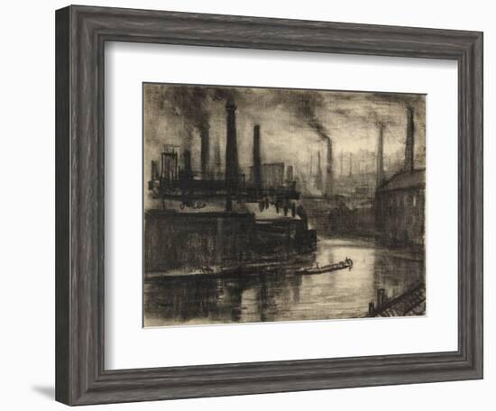 View of East London-Joseph Pennell-Framed Giclee Print