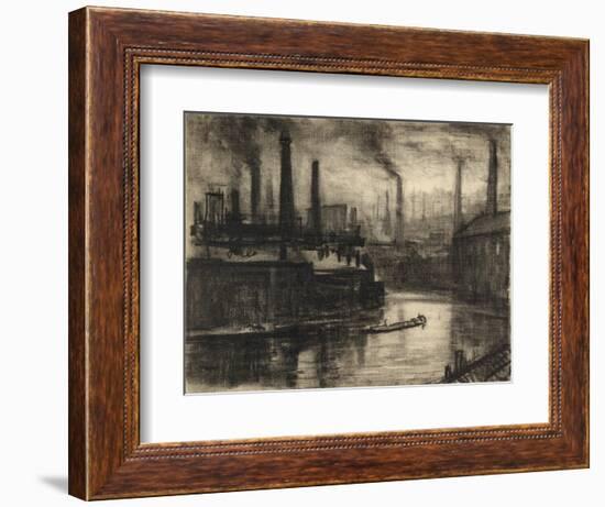 View of East London-Joseph Pennell-Framed Giclee Print