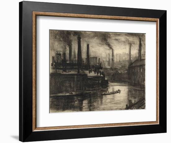 View of East London-Joseph Pennell-Framed Giclee Print