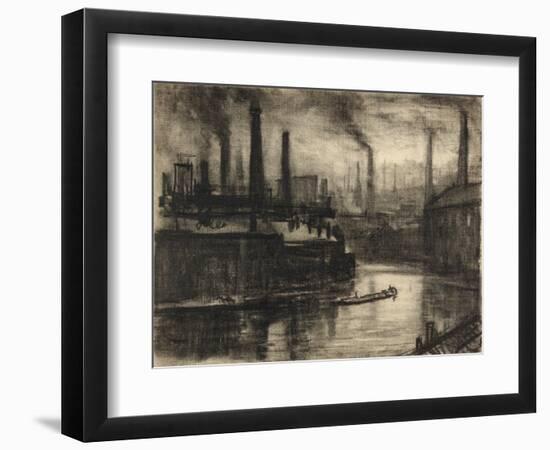 View of East London-Joseph Pennell-Framed Giclee Print